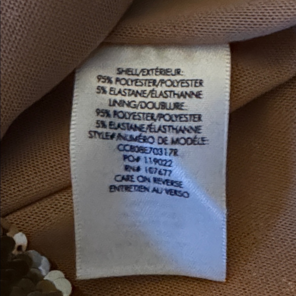 Alice + Olivia Gold Sequin Ramos Sparkly Stunner Lined Zip Fitted Pencil Skirt 6 - Picture 8 of 14